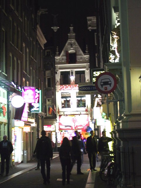 neon lights in Amsterdam