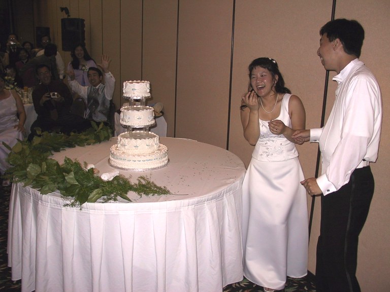 Oh, the Joy of Cutting the Cake!